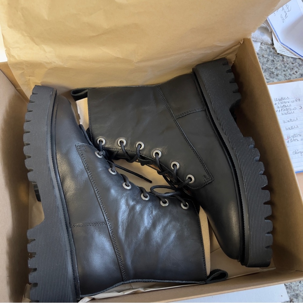 MADEWELL The Rayna Leather Boots NWT - Picture 7 of 10